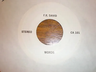 F.R. David 45 Words CA • $25