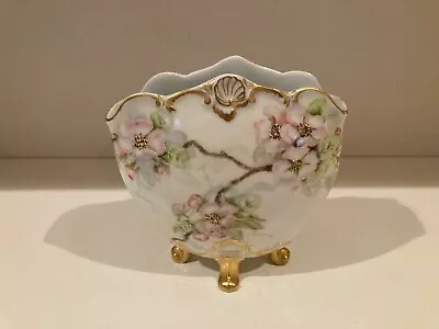 D&C France Limoges Porcelain Vase Delinieres & Co C1900 • $50