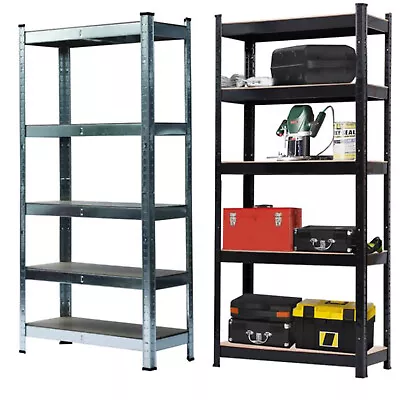 £21.99 • Buy 5 Tier Metal Shelving Unit Heavy Duty Kitchen Garage Storage Shelves 28x12x60in