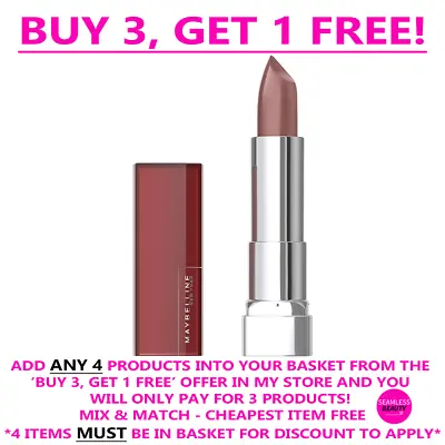 Maybelline Color Sensational Lipstick - 842 Rosewood Pearl • £6.80