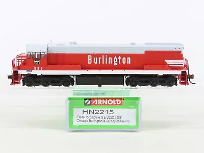 N Scale Hornby HN2215 CB&Q Burlington Route GE U25C Diesel #553 - DCC Ready • $79.95