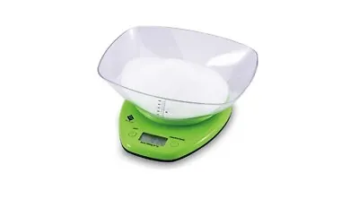£9.99 • Buy Renberg Digital Kitchen Scale Weighing Bowl Tare Function Green RB-5602