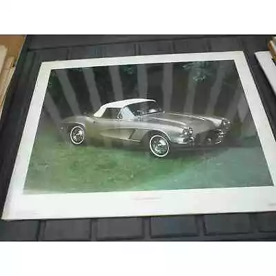 Vintage 1978 Power Graphics Poster 1962 Chevrolet Corvette Poster Size 16x20 NIB • $29.95