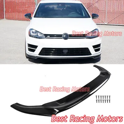 For 2015-2017 VW Golf R MK7 Euro Style Front Bumper Lip (Urethane) • $139.99