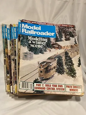 Model Railroader By Complete Year - You Select Year - Lot - See Description • $6.99