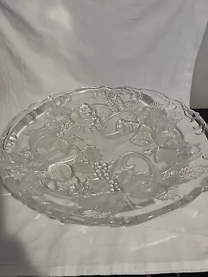 Mikasa  Festive Spirit  15  Round Hostess Platter - Christmas Dining Decor W/Box • $17