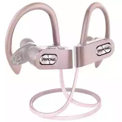 Mpow Flame2 Bluetooth Headset Wireless Earphones Stereo Ear Hook - BH313B Pink • $23.99