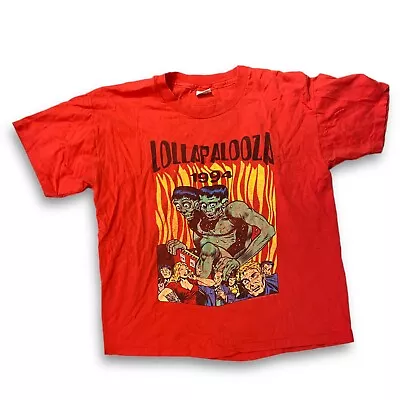 True Vintage 1994 Lollapalooza CONCERT TOUR T Tee Shirt XL Beastie Boys • $142.49