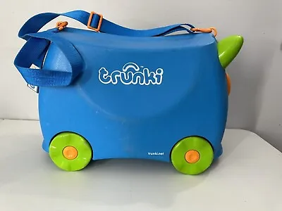 View Details Trunki Suitcase Childs Ride On Luggage Hardcase Wheeled Travel • 29.99$