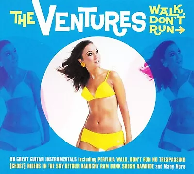 The Ventures-Walk Don't Run DIGIPACK DOUBLE CD • £7.50