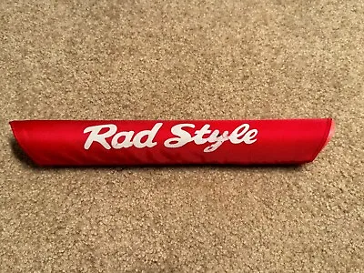 RAD STYLE 1980’s RED HANDLE BAR PAD OLD SCHOOL BMX GT MONGOOSE CALIFORNIAN • $49.99
