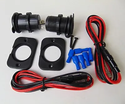 Waterproof 12v Accessory Power Socket Set For RV Trailer Camper Or Automobile • $8.95