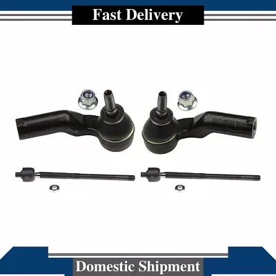 Moog Steering Tie Rod Ends Inner Outer Left Right 4pcs Fits 2004-2011 Volvo S40 • $151.01