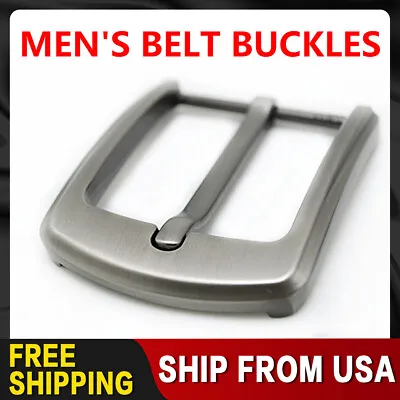 40mm Zinc Alloy Metal Pin Single Belt Buckle For Men Leather Belt Waist Strap US • $5.88
