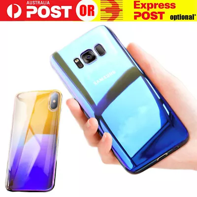 Blue Ray Hard Back Case Cover For Samsung Galaxy S7 Edge S8 S9 S10 Note Plus Hot • $4.95