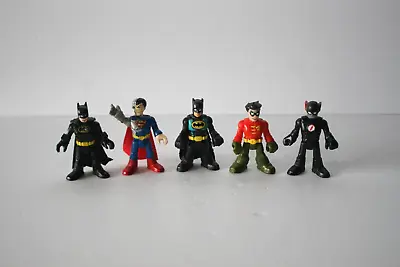 Imaginext DC Comics Batman Superman Robin Figures Bundle - REF T2 • £8.99