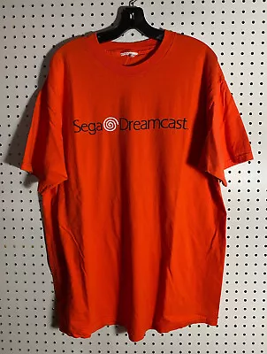 Vintage Sega Dreamcast Video Game Orange / Red Promo Shirt Men’s Size XL • $74.99