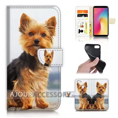( For Oppo A73 ) Flip Wallet Case Cover AJ40219 Cute Dog • $12.99