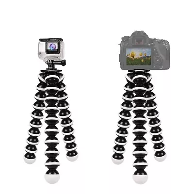 Medium  Octopus Flexible Gorilla Tripod For DSLR GoPro +  Adapter GoPro Tripod • £4.99