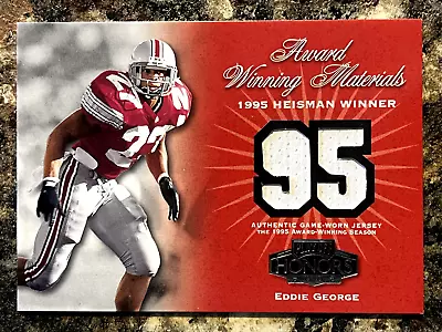 Eddie George 2002 Playoff Honors Award Winning Materials Game Jersey 141/150 OSU • $49.99