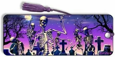 3d Bookmark Skeletons Moonlight Boogie Spooky Cemetery • £6.99