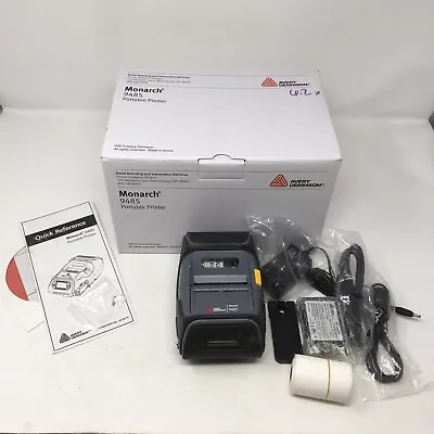 NEW Avery Dennison Monarch 9485 Portable Printer Label Bluetooth USB Serial • $86.92