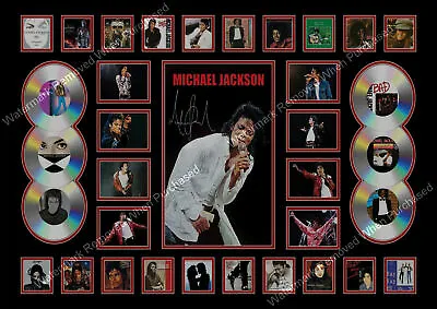  Michael Jackson Signed Limited Edition Memorabilia A4 Print • £8.69