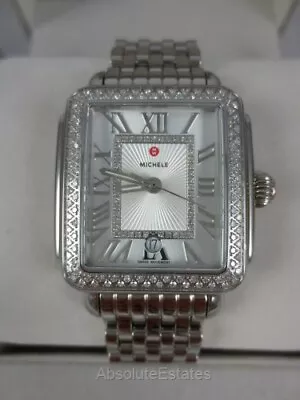 Michele Deco Madison Diamond Ladies Refurb Watch MW06T01A1018 NIB Box  • $1234.99