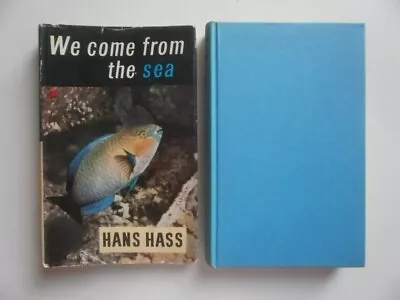 We Come From The Sea Hans Hass 1958 HB DJ Marine Biology Diving Illustrated • £17.99