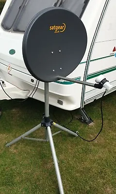 Satgear Mobile Satellite Dish(60cm Oval) & Hd200 Tuner • £82.95