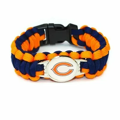 Chicago Bears NFL Paracord Bracelet NEW Free Shipping!! • $7.95