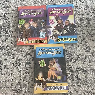 The Adventures Of Mary Kate And Ashley Book Bundle Of 3 Rock Star Secret Summer • $12.95