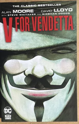 V For Vendetta - PAPERBACK –  2020 By Alan Moore • $20.75