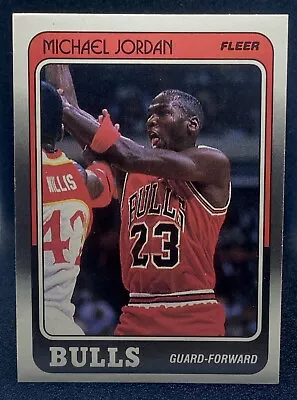 Michael Jordan 1988-89 Fleer Basketball #17 (Excellent/Near Mint) • $64.99