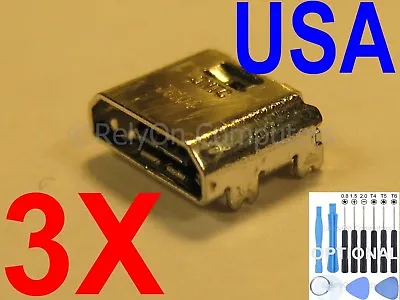 3x Micro USB Charging Port Sync For Samsung Galaxy Tab E 7″ SM-T377r4 SM-T377P • $5.88