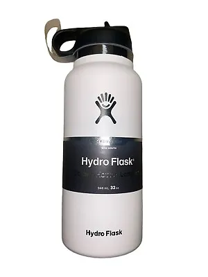 Hydro Flask 32 Oz Wide Mouth Straw Lid - White • $1.25