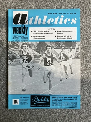 £6.99 • Buy ATHLETICS WEEKLY - 30 June 1973 - Steve Ovett; Ian Stewart; Nick Rose