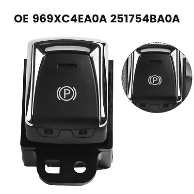 Electronic Hand Brake Switch Accessories Black For Nissan X-Trail T32 14-18 • $43.45