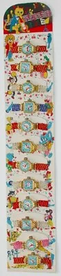 Vintage Toy Watches On Store Display Card 1950's Cats Tigers Wrist Watch Toys • $94.89