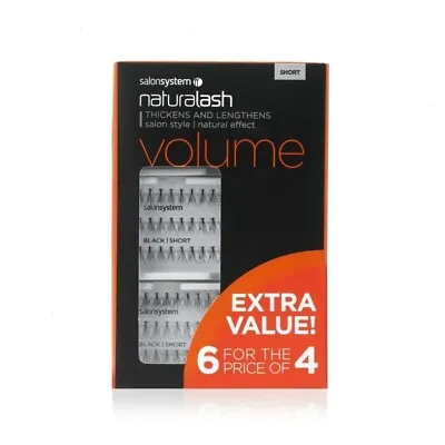 Naturalash Extra Value SHORT Or MEDIUM 6 For 4 Individual Lashes **FREE POSTAGE • £13.95
