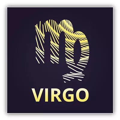 Virgo Zodiac Sign Vinyl Sticker Decal • $2.75