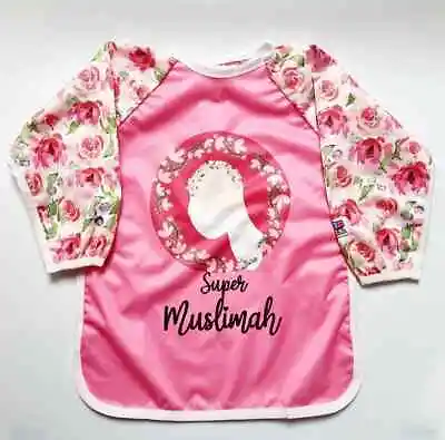 Super Muslimah Long Sleeve Bib - Islamic Muslim Baby Gift By Imaan Kidz • £10.99