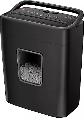 Paper Shredder 8-Sheet Crosscut Shredder With 4.2 Gallon Bin Shred Credit Card/ • $50.30