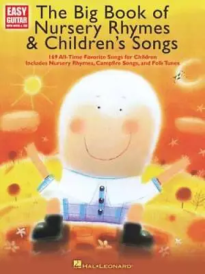 The Big Book Of Nursery Rhymes  Childrens Songs: Easy Guitar With Notes - GOOD • $11.70