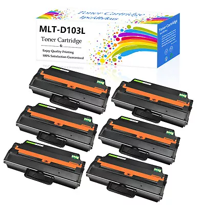 6PK MLT-D103L Toner Cartridge For Samsung MLT103 SCX-4726FD SCX-4728FW ML-2950ND • $85.57