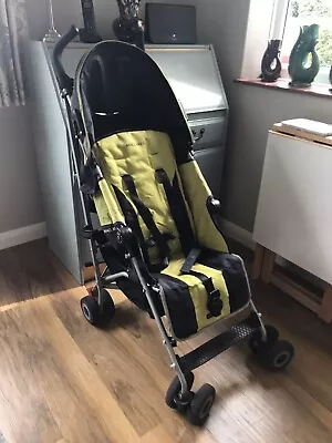 Maclaren Quest Lime/Black Standard Single Seat Stroller • £40