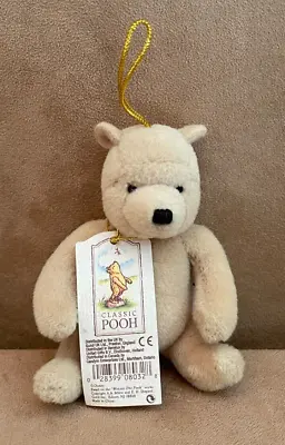 Gund Classic Pooh 4  Plush Dangle Ornament Stuffed Animal Bear Winnie The • $24.50