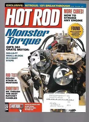 Hot Rod Magazine March 2002- '66 GTO Tiger Roush Stage III Mustang • $5