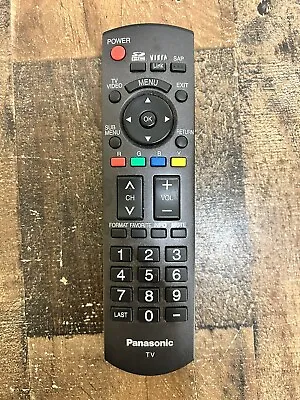 Panasonic Viera TV Remote Control N2QAYB000221 Tested & Works! • $9