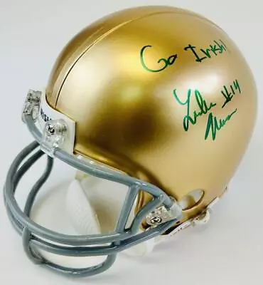 Luke Massa Signed Notre Dame Fighting Irish Mini Helmet Autograph K1 • $35.99